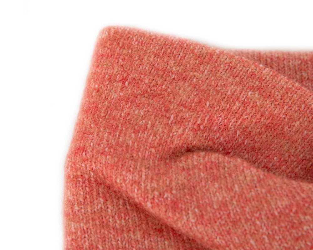 Rust European Made woolen headband