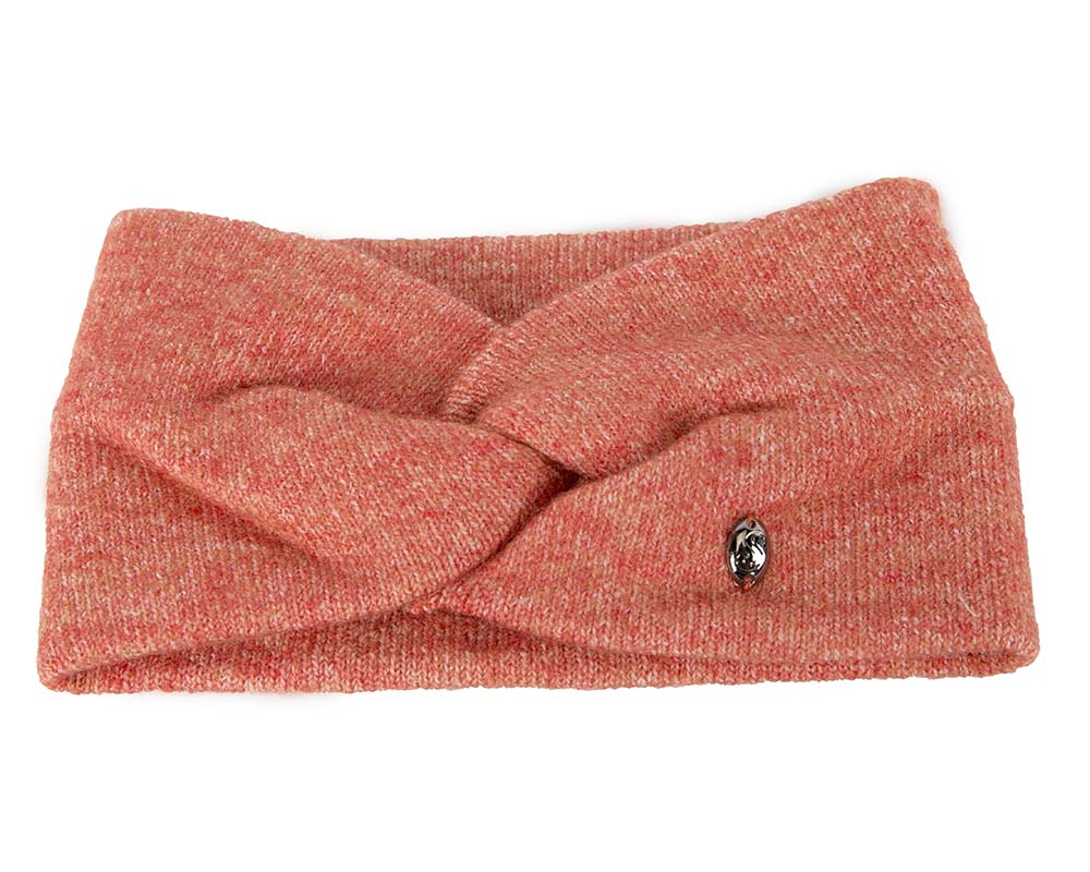 Rust European Made woolen headband