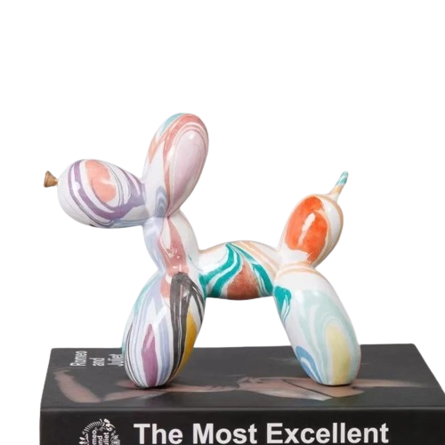 Colorful Balloons Dog Sculpture