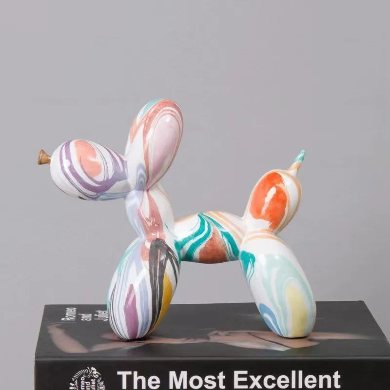 Colorful Balloons Dog Sculpture